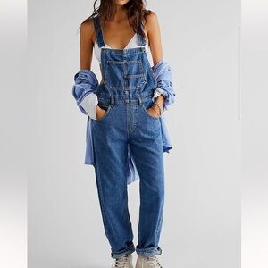 Free People Ziggy Denim Overalls - Size Small